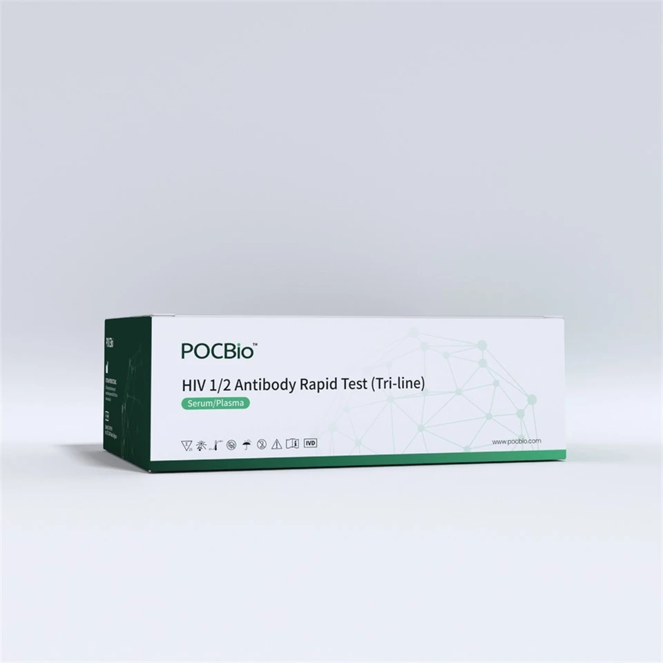 HIV 1/2 Antibody Rapid Test (Tri-line)